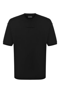 Хлопковая футболка Emporio Armani