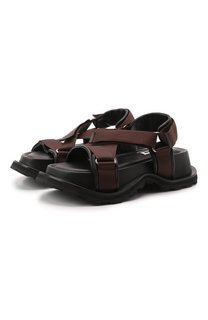 Комбинированные сандалии Jil Sander