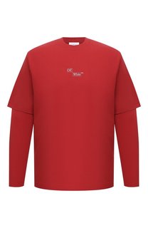 Хлопковый лонгслив Off-White