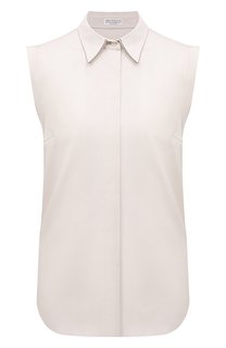 Хлопковая рубашка Brunello Cucinelli