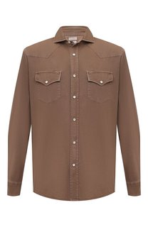 Джинсовая рубашка Brunello Cucinelli
