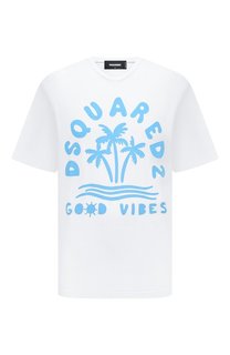 Хлопковая футболка Dsquared2