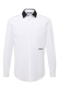 Хлопковая рубашка Moschino