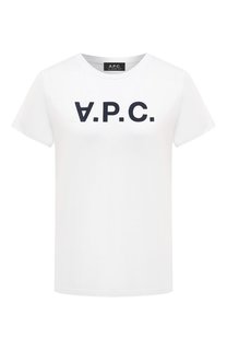 Хлопковая футболка A.P.C.