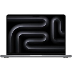 Ноутбук Apple MacBook Pro A2918 M3 8 core 8Gb SSD512Gb/10 core GPU 14.2 Retina XDR (3024x1964) Mac OS grey space WiFi BT Cam (MTL73LL/A)