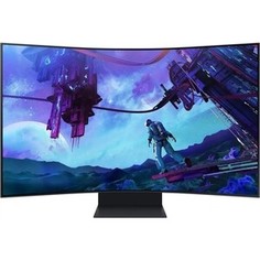 Монитор Samsung 55 Odyssey Ark S55CG97WNI черный VA LED 16:9 HDMI M/M матовая HAS Piv 600cd 178гр/178гр 3840x2160 165Hz DP WQ USB 41.5кг