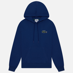 Мужская толстовка Lacoste Loose Fit Hoodie Organic Cotton, цвет синий, размер M