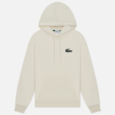 Мужская толстовка Lacoste Loose Fit Hoodie Organic Cotton, цвет бежевый, размер M