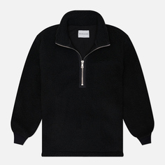 Мужская толстовка MKI Miyuki-Zoku Shearling Quarter Zip, цвет чёрный, размер L