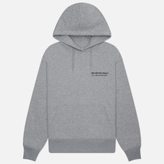 Мужская толстовка MKI Miyuki-Zoku Phonetic Hoodie, цвет серый, размер M
