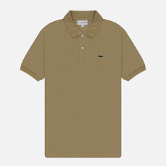 Мужское поло Lacoste L.12.12 Classic Fit, цвет бежевый, размер M