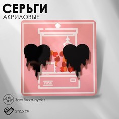 Серьги акрил Queen Fair