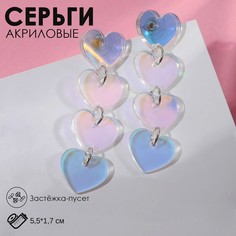 Серьги акрил Queen Fair