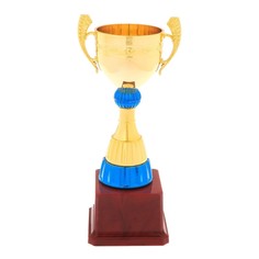 Кубок 125c, зол., подставка пластик, 22,5 × 10,5 × 7 см Командор