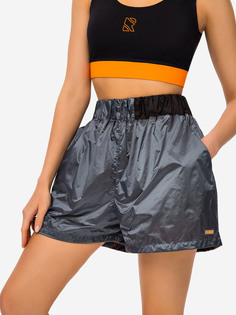 Шорты женские RAQUETASPORT Fem Bright and Black, Серый