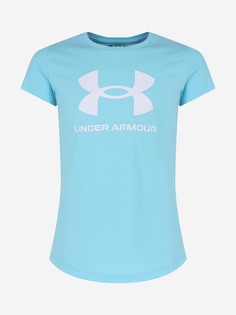 Футболка детская Under Armour Live Sportstyle Graphic SS, Голубой