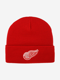 Шапка с отворотом AMERICAN NEEDLE 21019A-DRW Detroit Red Wings Cuffed Knit NHL (красный), Красный