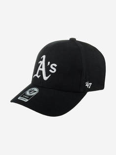 Бейсболки B-MVP18WBV-BKA Oakland Athletics MLB (черный), Черный 47