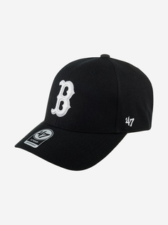 Бейсболки B-MVP02WBV-BK Boston Red Sox MLB (черный), Черный 47