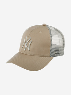 Бейсболки B-BRANS17CTP-KH New York Yankees MLB (бежевый), Бежевый 47