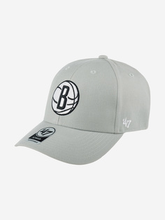 Бейсболки K-MVP15WBV-GY Brooklyn Nets NBA (серый), Серый 47