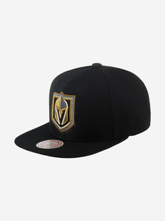 Бейсболки HHSS6085-VGKYYPPPBLCK Vegas Golden Knights NHL (черный), Черный Mitchell&Ness