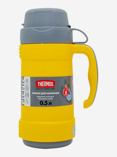 Термос со стекл. колбой тм THERMOS 40-50 0.5L, Желтый