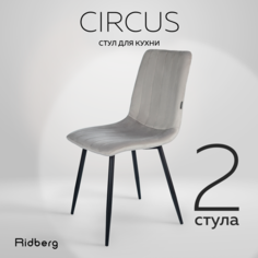 Стул Ridberg CIRCUS 2 шт. (Light Grey)