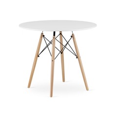 Стол обеденный HESBY Equilibrium Nexus, 80х80х75 см, белый