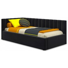 Кровать односпальная Zeppelin Mobili Milena, темный