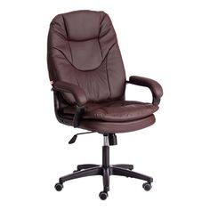 Кресло офисное TC Comfort коричневое 66 х 46 х 133 см Tet Chair