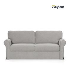 Диван-кровать Gupan Классик Фреш, материал Велюр, Amigo Grey, беспружинный