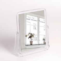 Зеркало настольное, зеркальная поверхность 12x15 см, цвет прозрачный Queen Fair