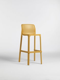 Стул барный ReeHouse Net горчичный