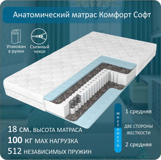 Анатомический матрас Anriz, Комфорт Софт 120-195