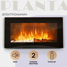 Электрокамин PLANTA PFP-WM090 SLIM, черный