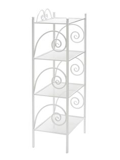 Этажерка напольная кованая Mi Vida белая