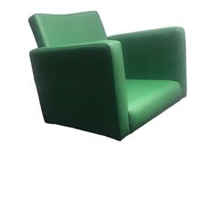 Парикмахерское кресло Кубик зеленый 65х50х57 No Brand