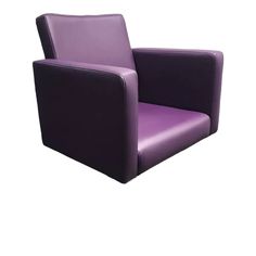 Парикмахерское кресло Кубик фиолетовый 65х50х57 No Brand