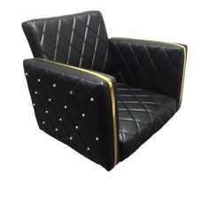 Парикмахерское кресло Блэкс Gold черный 65х50х57 No Brand