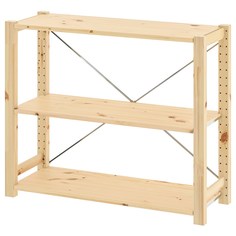 Стеллаж ИКЕА ИВАР, 3 полки, 89х30х73 см, сосна Ikea