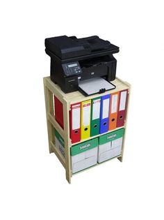 Подставка для принтера 51х41х73 см, массив дерева No Brand