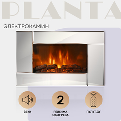 Электрокамин PLANTA PFP-WM090 MIRROR, зеркальный