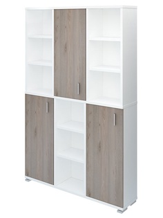 Стеллаж Мэрдэс ПУ-40-3 Белый жемчуг/Нельсон Merdes