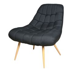 Кресло Lejiang черное 76 x 87 x 85,5 см No Brand