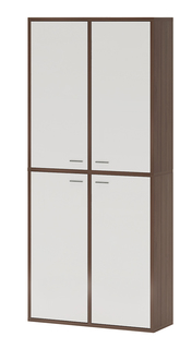 Стеллаж Мэрдэс СУ (Ш2В2)+4ФГ Шамони/Белый Merdes