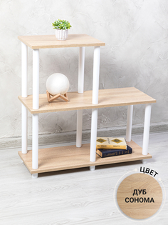 Этажерка-лесенка Gastrorag 0770/3W 770х300 дуб сонома