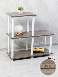 Этажерка-лесенка Gastrorag 0770/3W 770х300 серо-коричневый