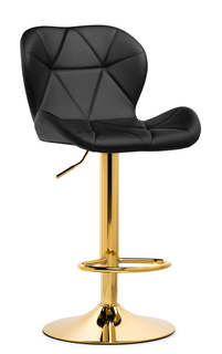 Барный стул Woodville Trio black / gold