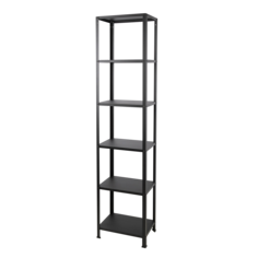 Стеллаж металлический VERANDA Жираф XXL Черный 6 полок